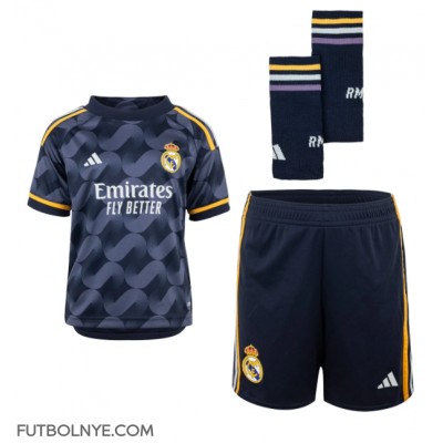 Camiseta Real Madrid Rodrygo Goes #11 Visitante Equipación para niños 2023-24 manga corta (+ pantalones cortos)